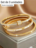 SET DE 3 PULSERAS DE MUJER