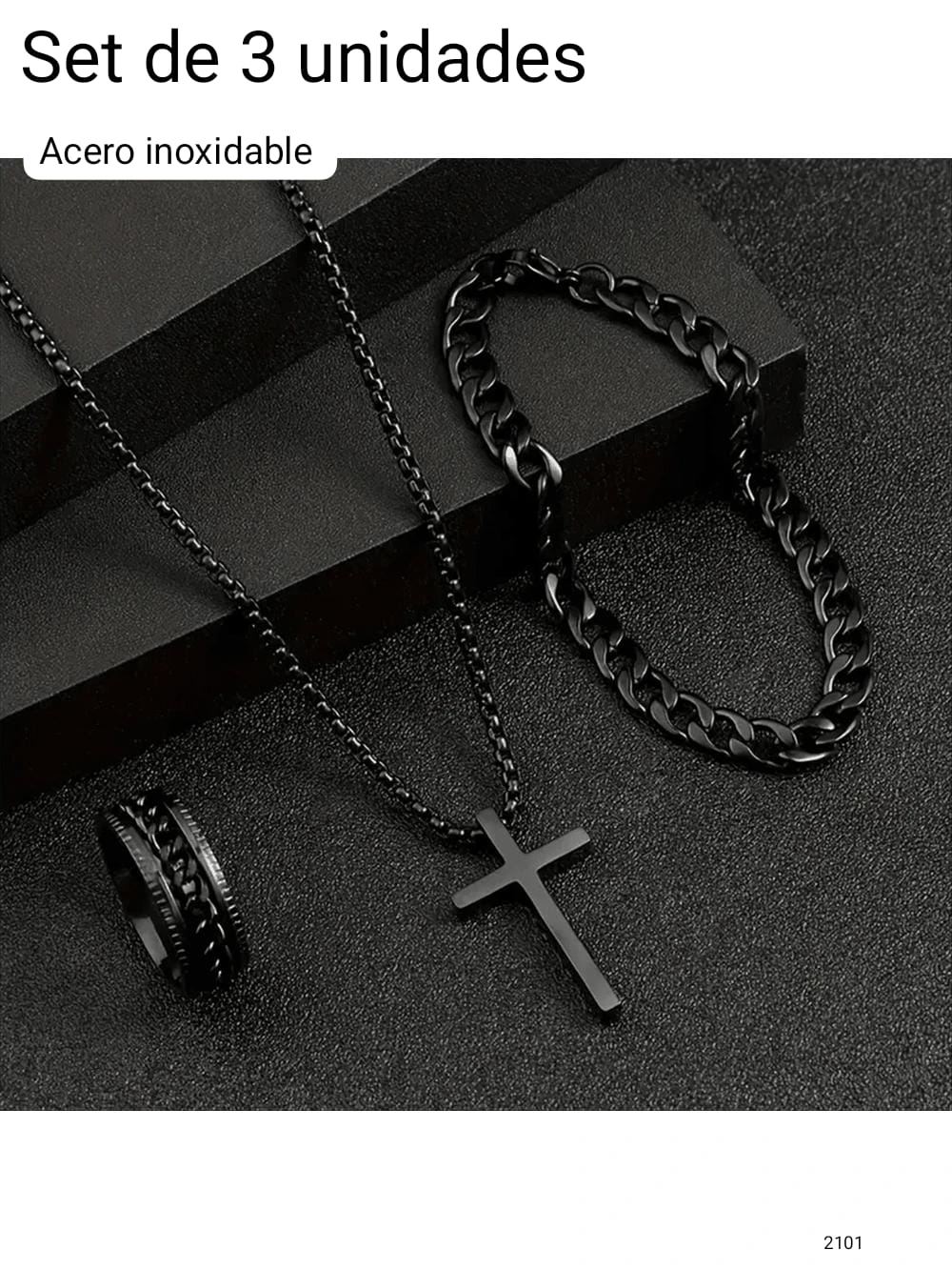 SET DE 3 ACCESORIOS DE HOMBRE