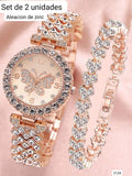 SETDE RELOJ + PULSERA DE MUJER