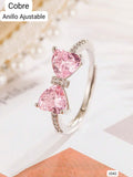 ANILLO AJUSTABLE CON CHONGO ROSA