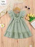 VESTIDO VERDE DE NIÑA