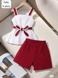 CONJUNTO DE SHORT ROJO
