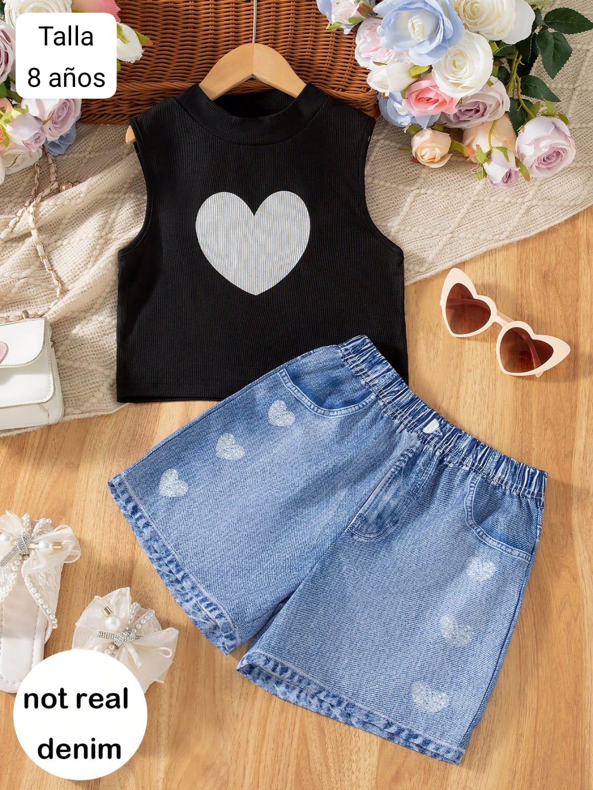 CONJUNTO DE SHORT DE NIÑA