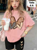 CONJUNTO DE SHORT Y CAMISETA DE NIÑA