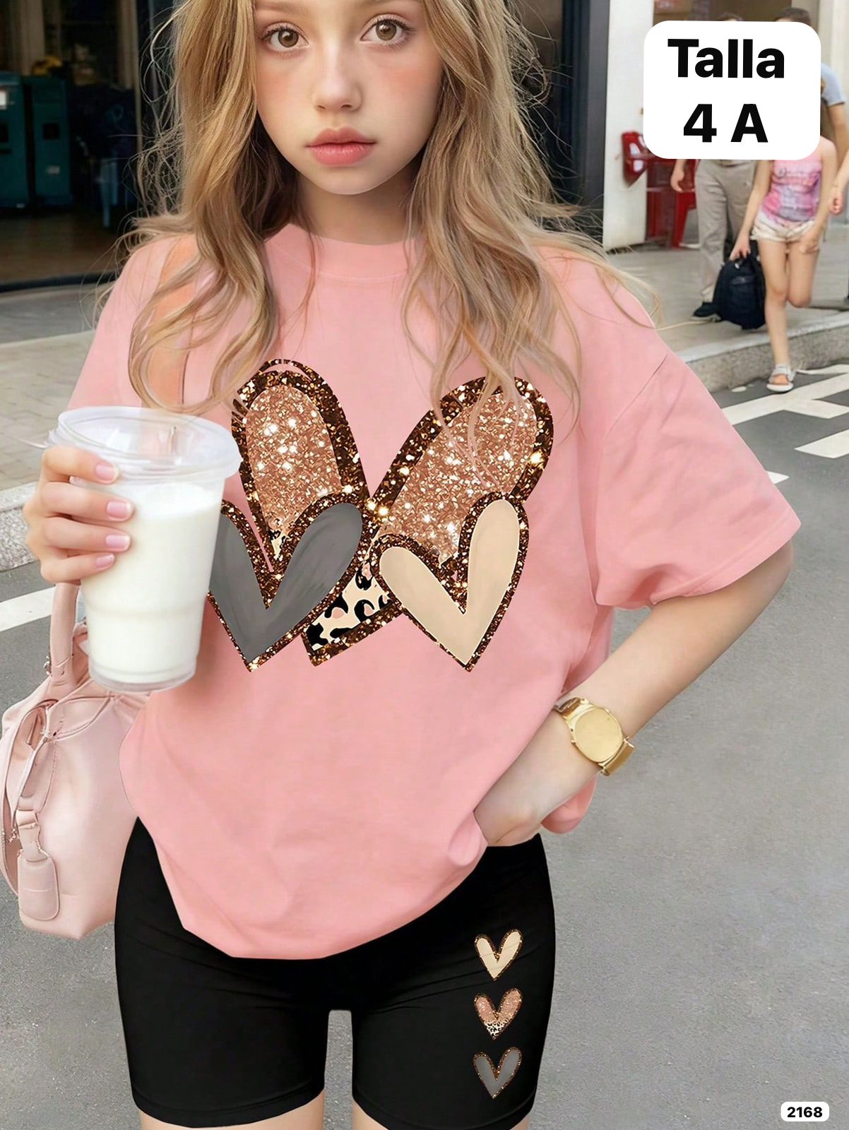 CONJUNTO DE SHORT Y CAMISETA DE NIÑA