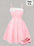 VESTIDO ROSA DE NIÑA