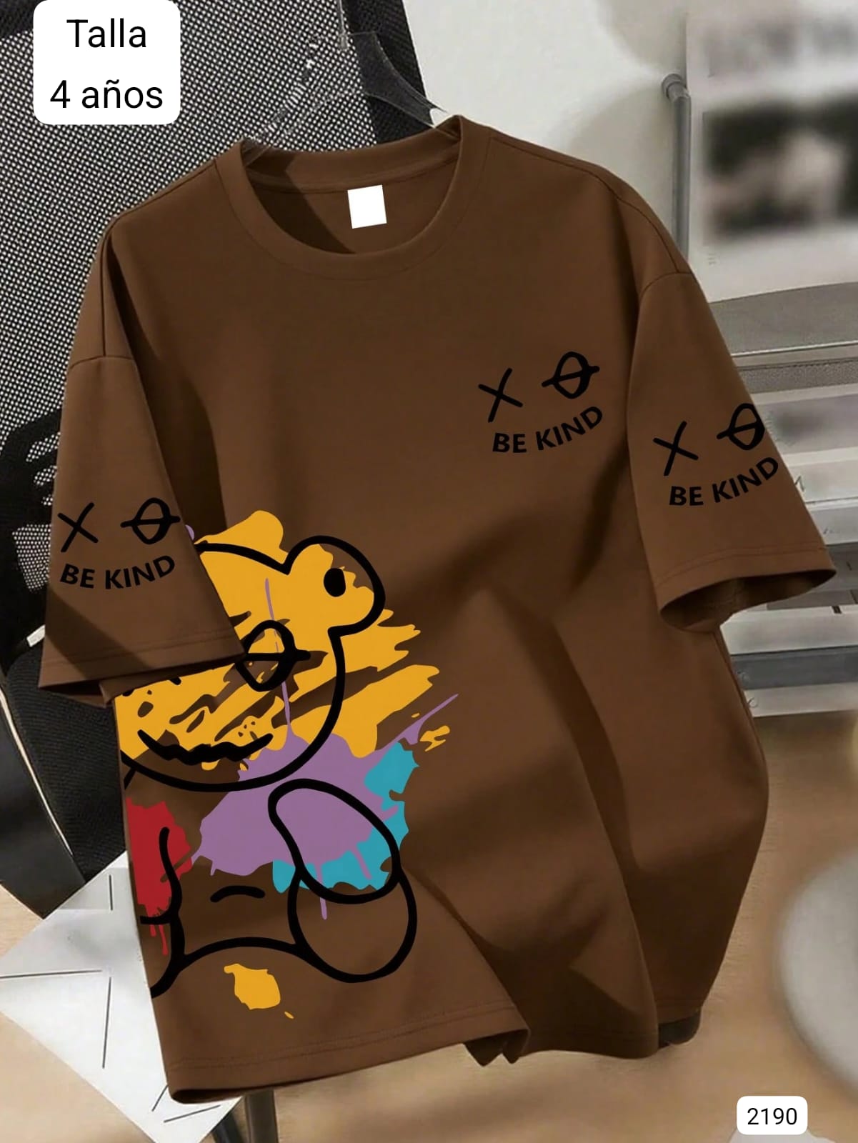 CAMISA CAFÉ OSCURA DE VARON