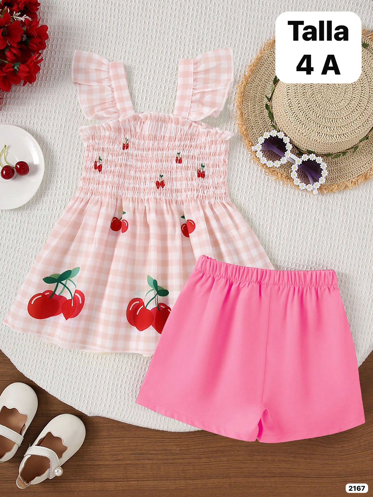 CONJUNTO DE SHORT DE NIÑA