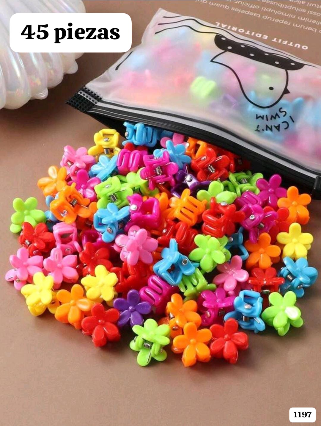 45 PIEZAS DE MINIGANCHITOS