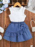 CONJUNTO DE FALDA DE NIÑA