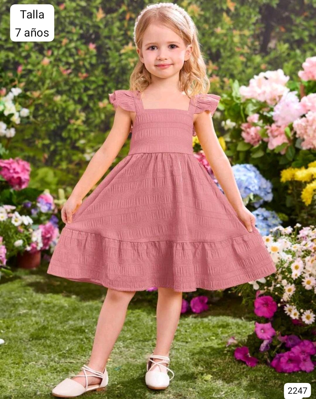 VESTIDO LARGO DE NIÑA