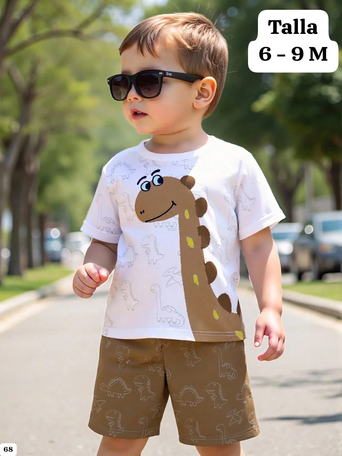 CONJUNTO CON SHORT DE NIÑO