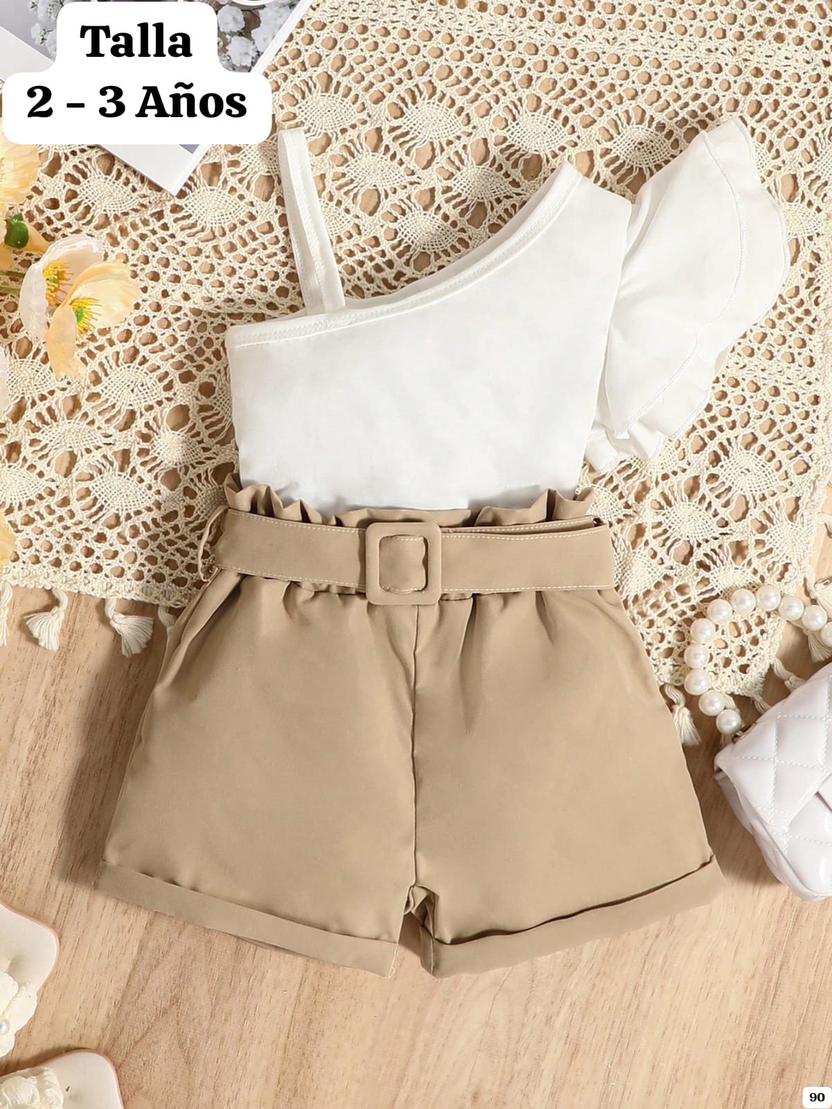CONJUNTO DE SHORT DE NIÑA