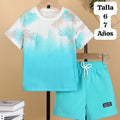 CONJUNTO DE SHORT PLAYERO DE NIÑO