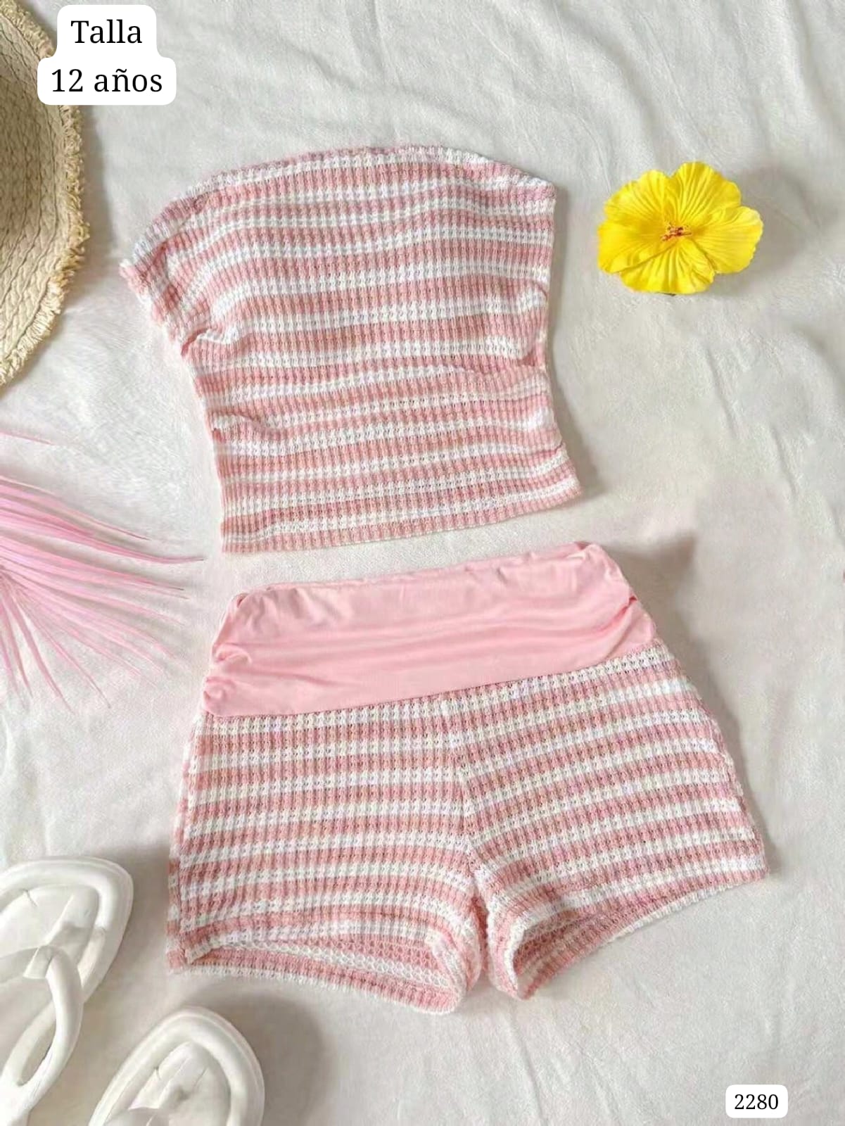 CONJUNTO RAYADO DE NIÑA