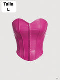TOP ROSADO FUCSIA DE DAMA