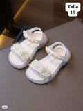 SANDALIAS BLANCAS DE NIÑA TALLA 16