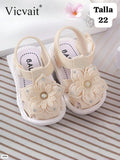 SANDALIAS BEIGE DE NIÑA TALLA 22
