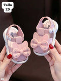 SANDALIAS ROSITAS DE NIÑA TALLA 25