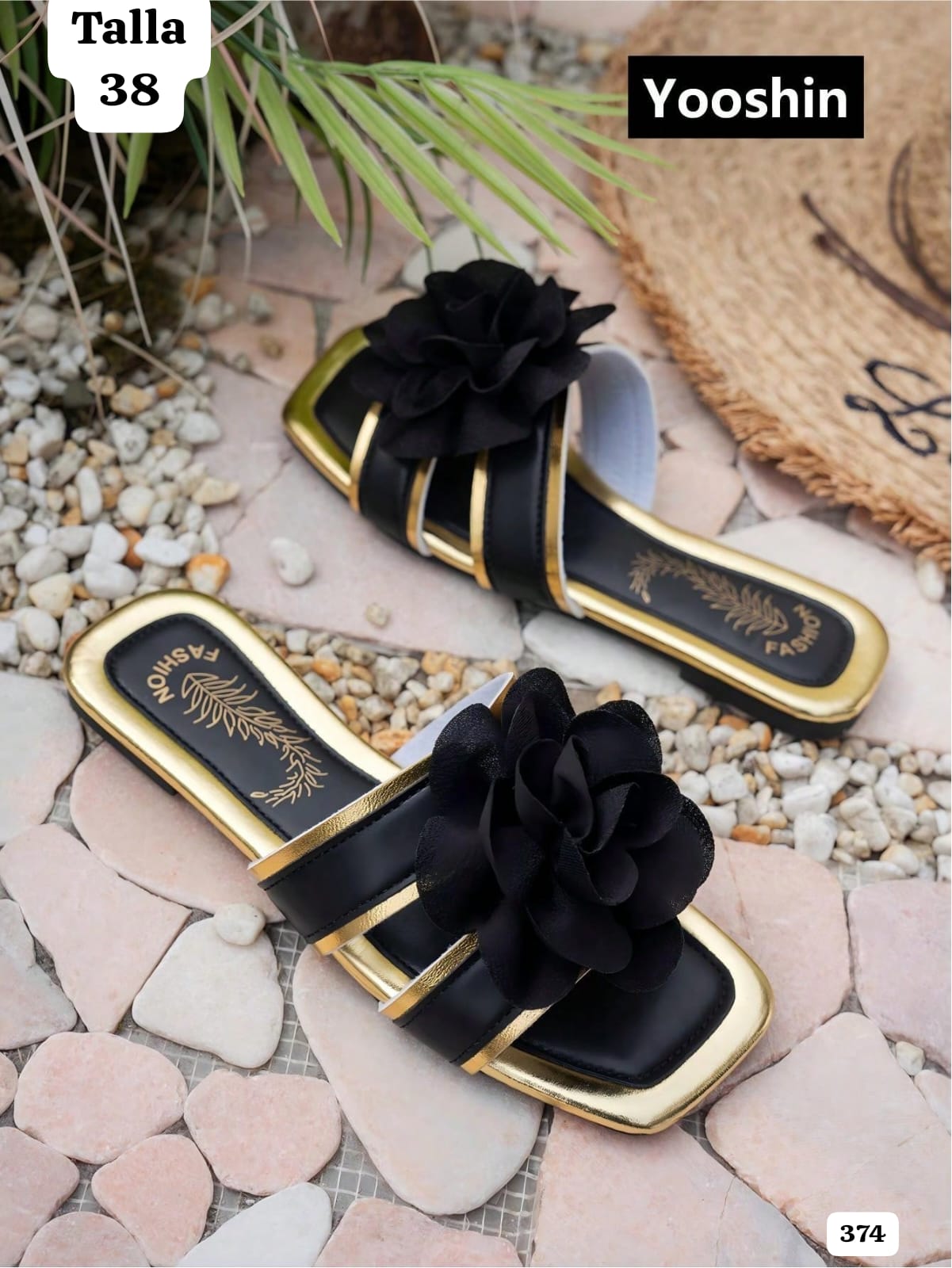 SANDALIAS NEGRAS DE MUJER TALLA 38
