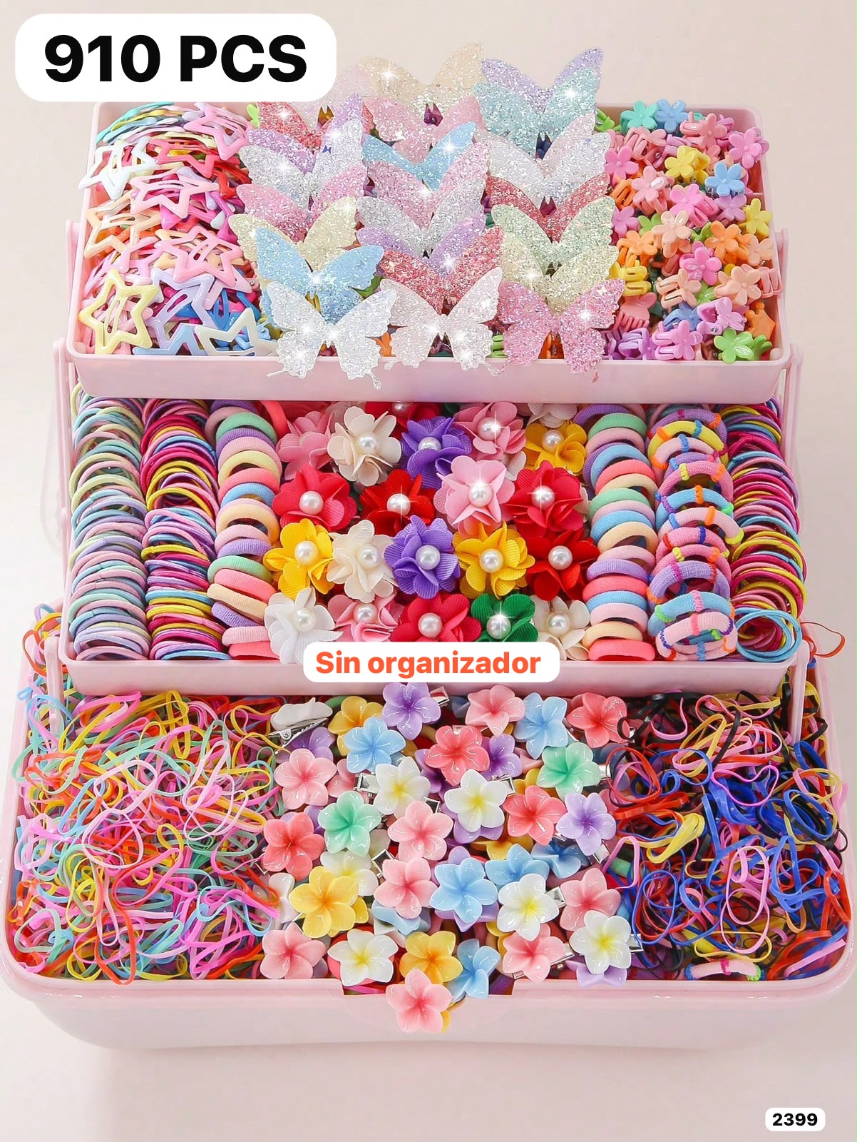 910 PIEZAS DE ACCESORIOS PARA CABELLO