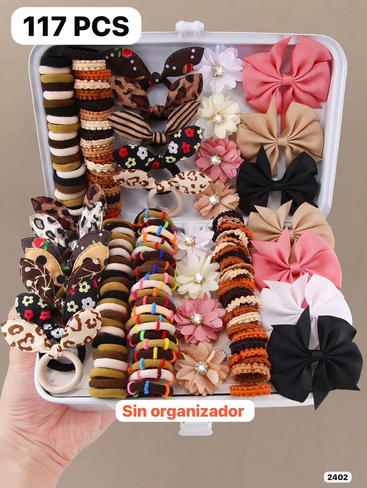 117 PIEZAS DE ACCESORIOS PARA CABELLO