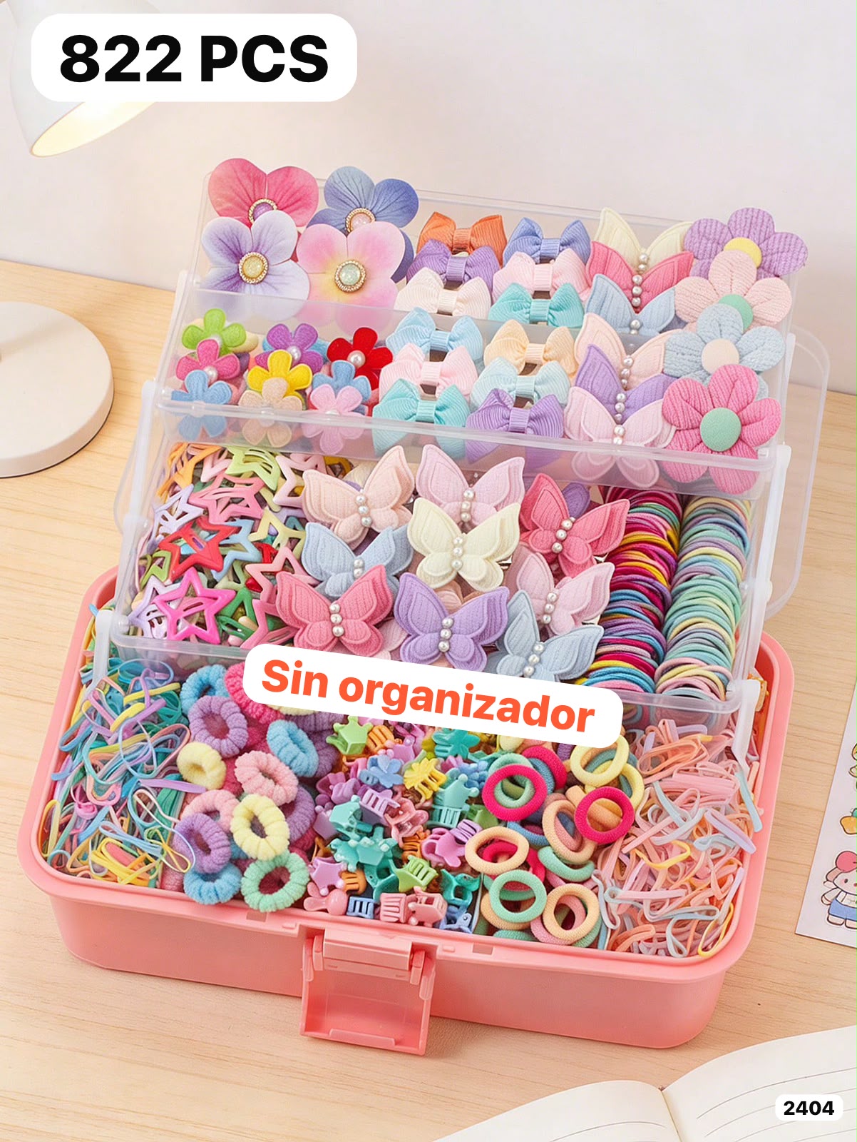 822 PIEZAS DE ACCESORIOS PARA CABELLO