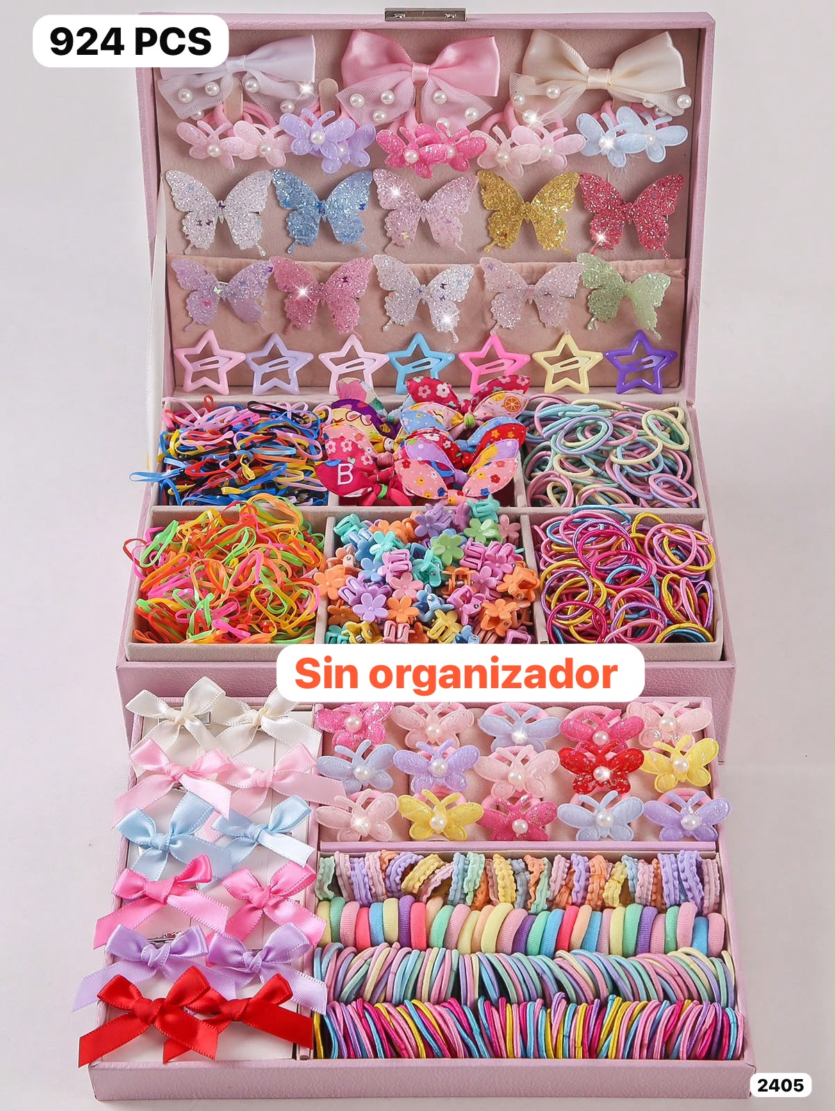 924 PIEZAS DE ACCESORIOS PARA CABELLO