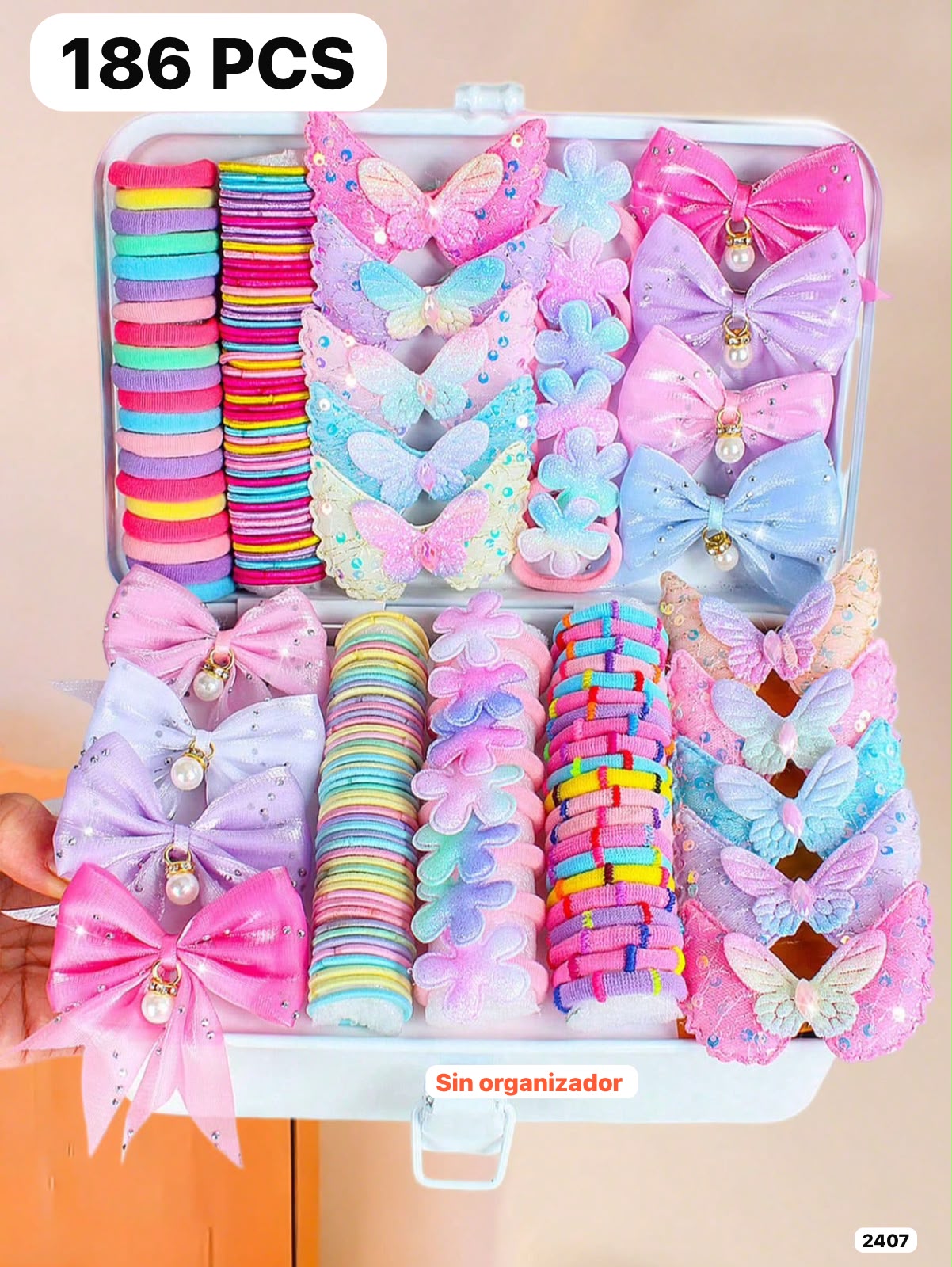 186 PIEZAS DE ACCESORIOS PARA CABELLO