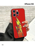 FUNDA DE CELULAR IPHONE XR DE RAYO MCQUEEN