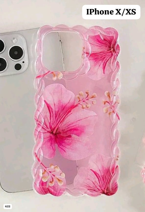FUNDA DE CELULAR IPHONE X/XS TONOS ROSA