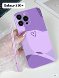 FUNDA DE CELULAR TONOS MORADOS Y LILA GALAXY S10+