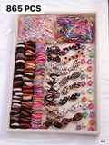 865 PIEZAS DE ACCESORIOS PARA CABELLO
