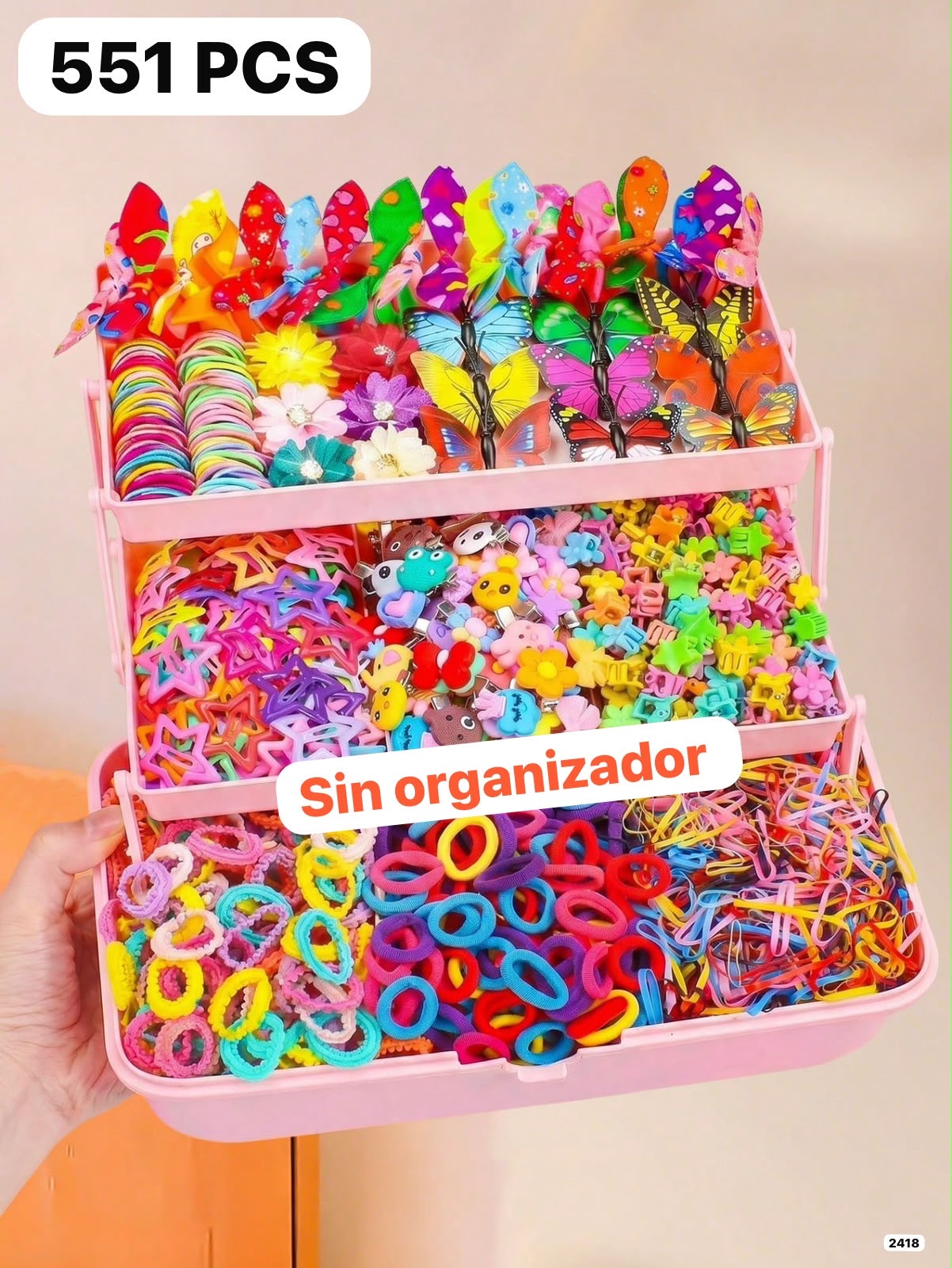 551 PIEZAS DE ACCESORIOS PARA CABELLO