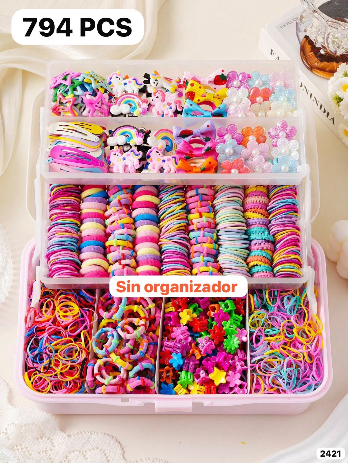 794 PIEZAS DE ACCESORIOS PARA CABELLO