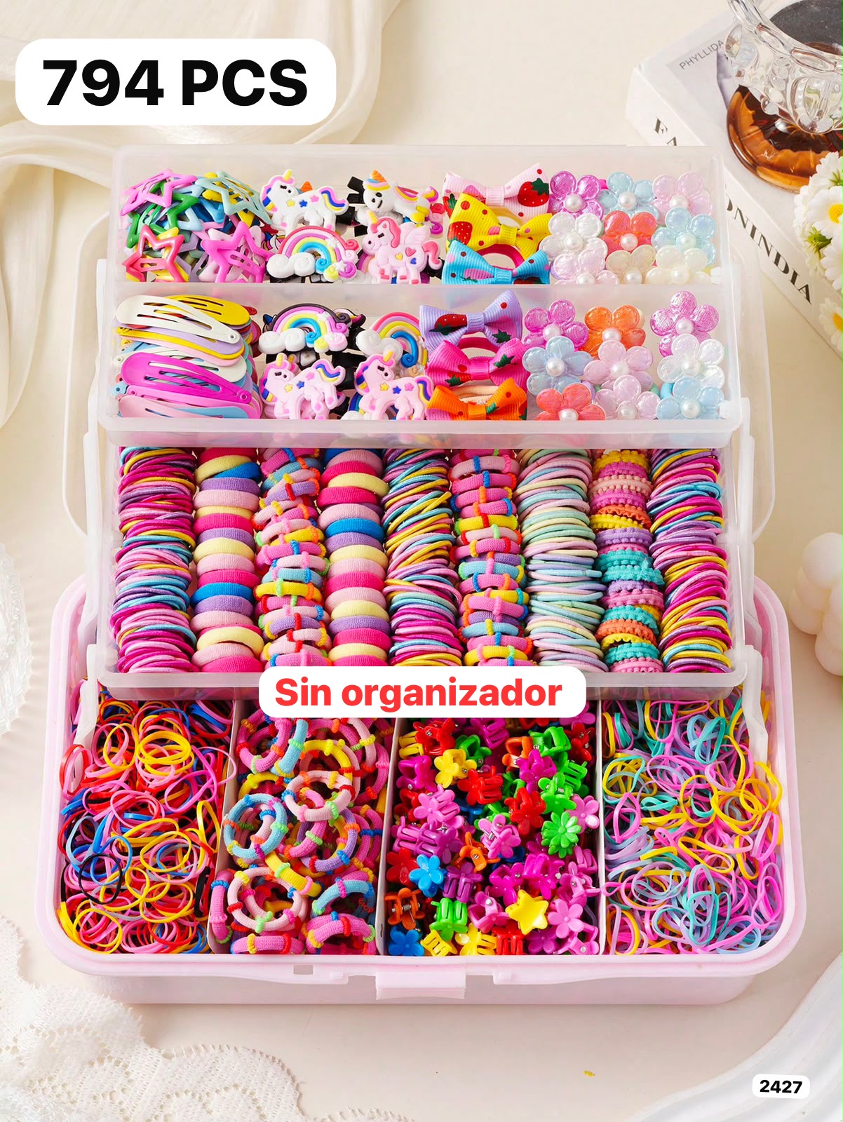 794 PIEZAS DE ACCESORIOS PARA CABELLO