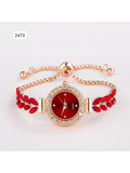 RELIJ PULSERA ROJA