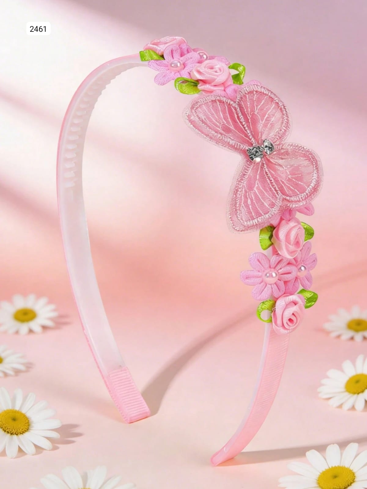 UNIDAD DE VINCHA ROSADA DE MARIPOSA DE NIÑA