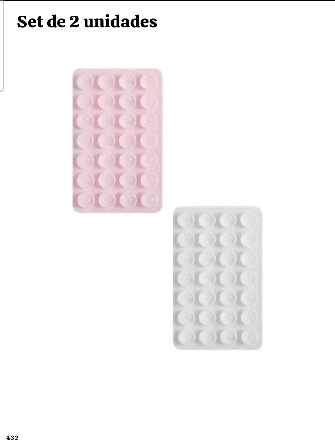 SET DE 2 SOPORTES DE VENTOSA PARA CELULAR