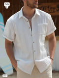CAMISA BLANCA DE BOTONES DE HOMBRE