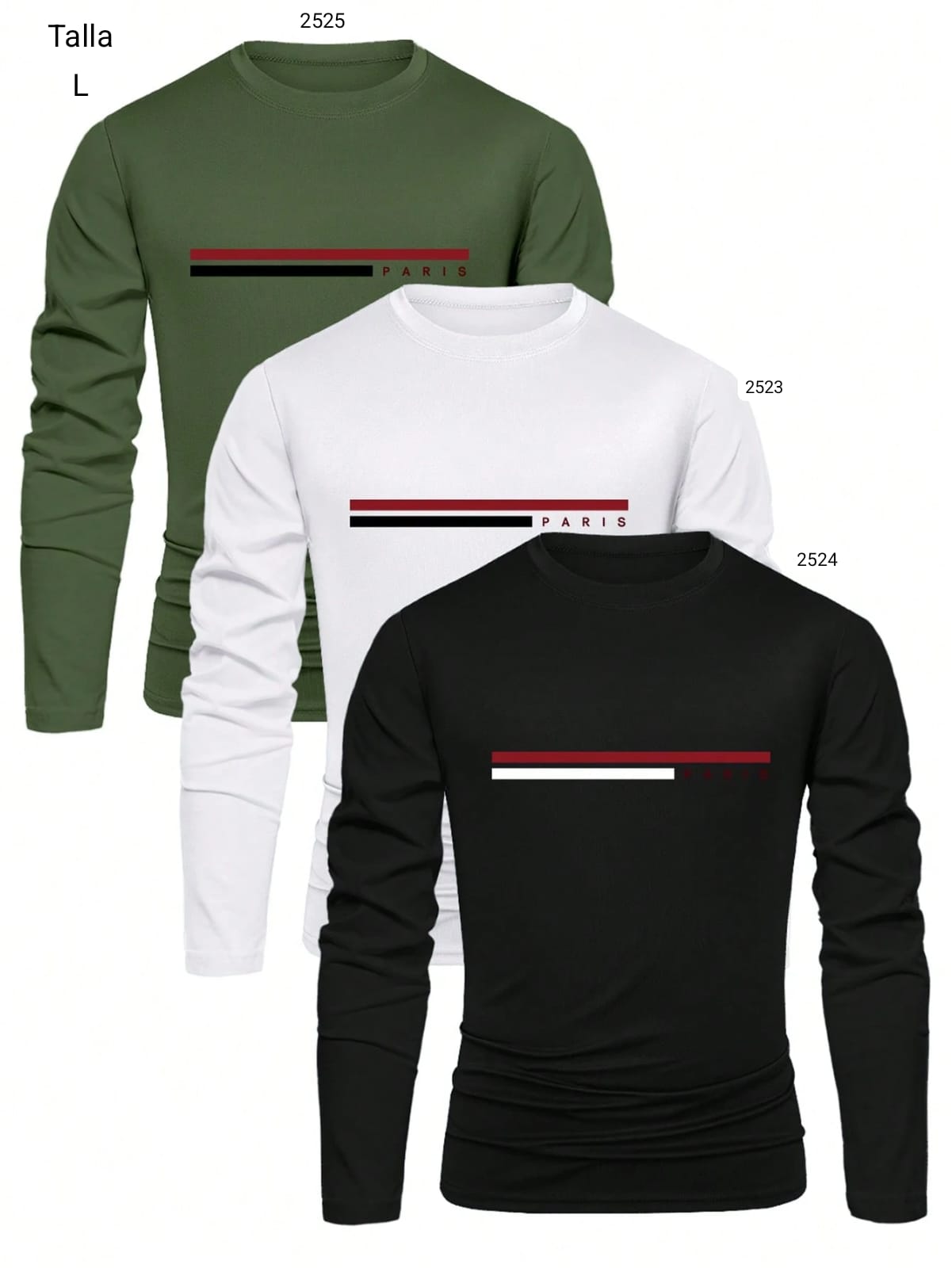 CAMISETA MANGA LARGA DE HOMBRE