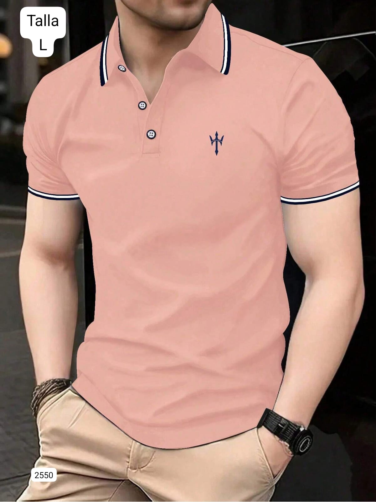 CAMISA COLOR MAMON MANGA CORTA DE HOMBRE