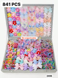 SET DE 841 PIEZAS DE ACCESORIOS DE CABELLO