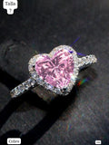 ANILLO DE COBRE CON CORAZÒN ROSA TALLA 7