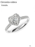 ANILLO AJUSTABLE CON CORAZÒN PLATEADO
