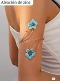 BRAZALETE DE FLORES CELESTES
