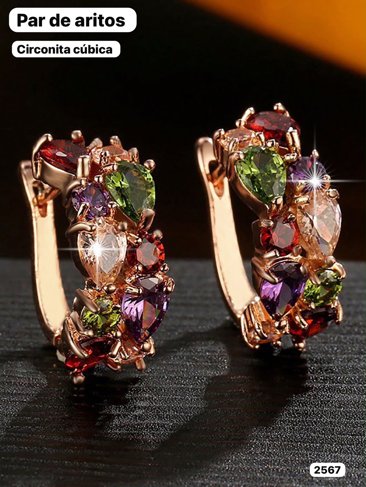 PAR DE ARETES DE MUJER