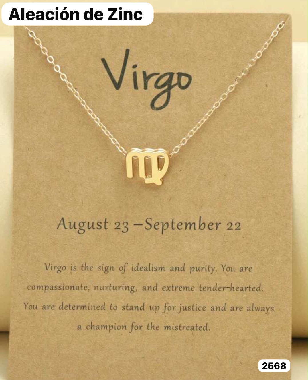COLLAR DE SIGNO VIRGO