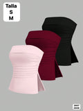 BLUSAS CORTAS ESTILO TOP DE MUJER