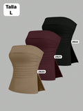 BLUSAS CORTAS ESTILO TOP DE MUJER
